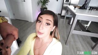 When she spreads her legs, your cock shuts down consciousness