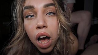 After the orgasm, babe just couldn’t move, her eyes rolled back