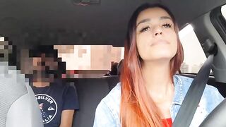 The hot girl agreed to have sex with her Uber driver