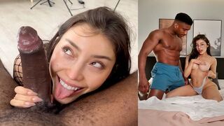 The bed saw how the girl was passionately taken