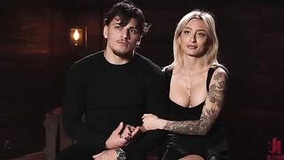 The blonde got tied up for the sake of her orgasm
