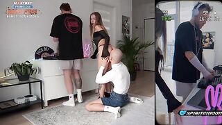 The cutie fucks with her boyfriend’s friend harder