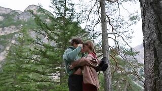 The forest is the best place for passionate sex
