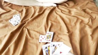 I lost a card game, now I have to sleep with my stepsister until morning