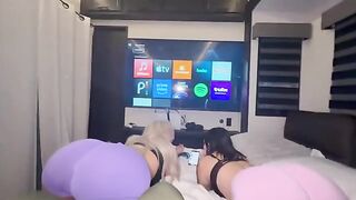 A girl was fucked by two guys in a surprise threesome adventure