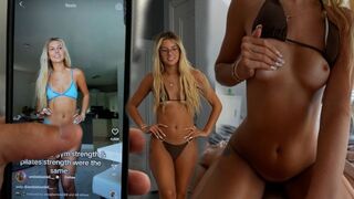 The girl is wet, but the guy does not hurry to fuck her