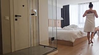 She gets her tight asshole gapped by a massive Japanese cock