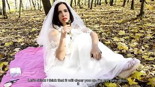 A wedding day is not a barrier for cheating and sneaky sex