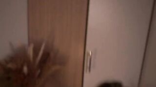 The girl is passionately tied up and slapped by her boyfriend in HD