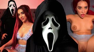 A scary movie with a girl in it turns into great porn