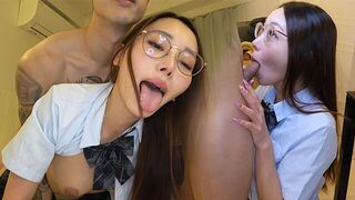 An Eastern girl in an after orgasm state