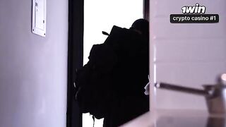 A girl came home and was robbed, but the thief got a surprise