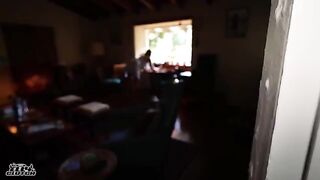 While grandparents are away, we’re having fun in the bedroom