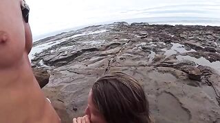 The beach is always damp — from the water and because of the passionate encounters