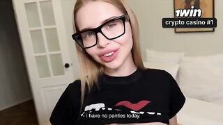 A sweet girl has rough sex with her classmate, showcasing her naughty side