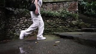 A rider without a saddle, but with excellent form - Luna Okko's steamy vlog