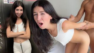 In the shower, a passionate session with a neighbor unfolded