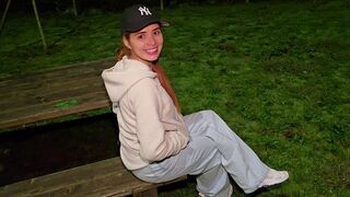 A girl is getting fucked by a stranger in the car