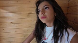 A sexy girl is ready to undress and get intimate
