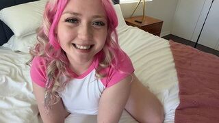 A man fucked his wet panties while thinking about sex