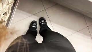 An exclusive video of a hot Russian girl in the restaurant bathroom
