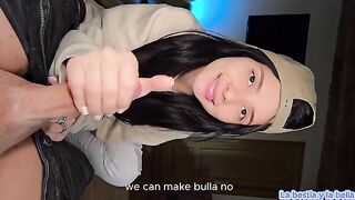 Girl with great ass takes a creampie from her friend’s cock