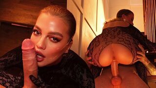 You can put it in your mouth, and there's a net on top - a busty teen’s wild ride
