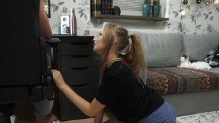 The little kitty wants attention from you and your cock