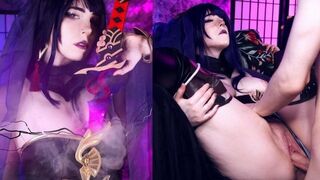Raiden Shougun secret quest scene - MollyRedWolf's cosplay xxx