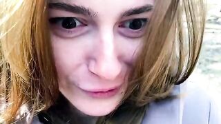 A girl was filmed in a desperate sex scene, matching her loud moaning orgasm
