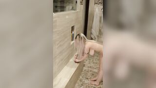 I cum in the shower right after using my sex machine on Onlyfans
