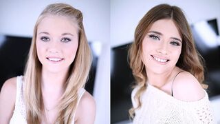 Hannah Hays and Ariel McGwire’s blowjob POV action