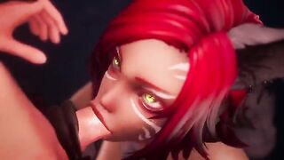 The foot fetish is served in the best way possible with this hot hentai video